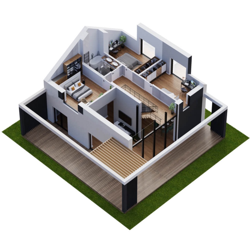 Enklawa Mazury, luksusowe domy z basenem, przy szlaku WJM - 9
