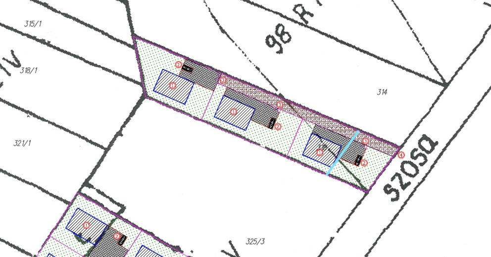 Działka 3200 m2 budowlana pod firmę, działalność, inwestycyjna, warunki zabudowy WZ na 3 domy - 1
