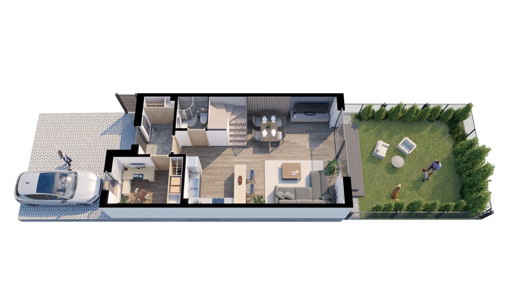 Ostatni Segment Stara Miłosna, 5 pomieszczeń, 2 łazienki,blisko Jana Pawła II - 3