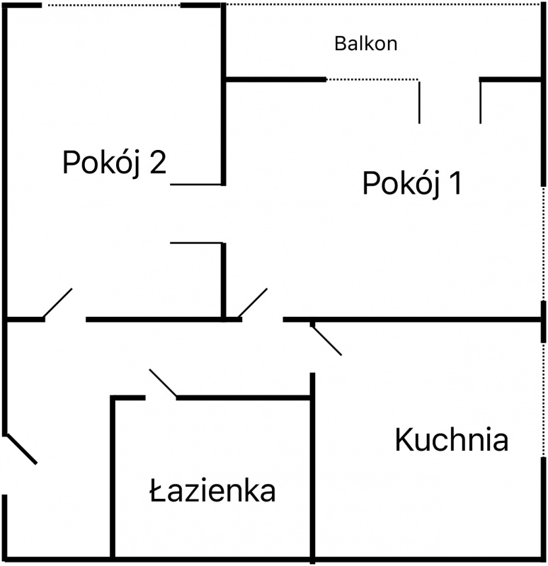 Jasne 2 pokoje mieszkanie 56m2 Parking ogrzewanie miejskie Bezpośrednio Centrum - 7