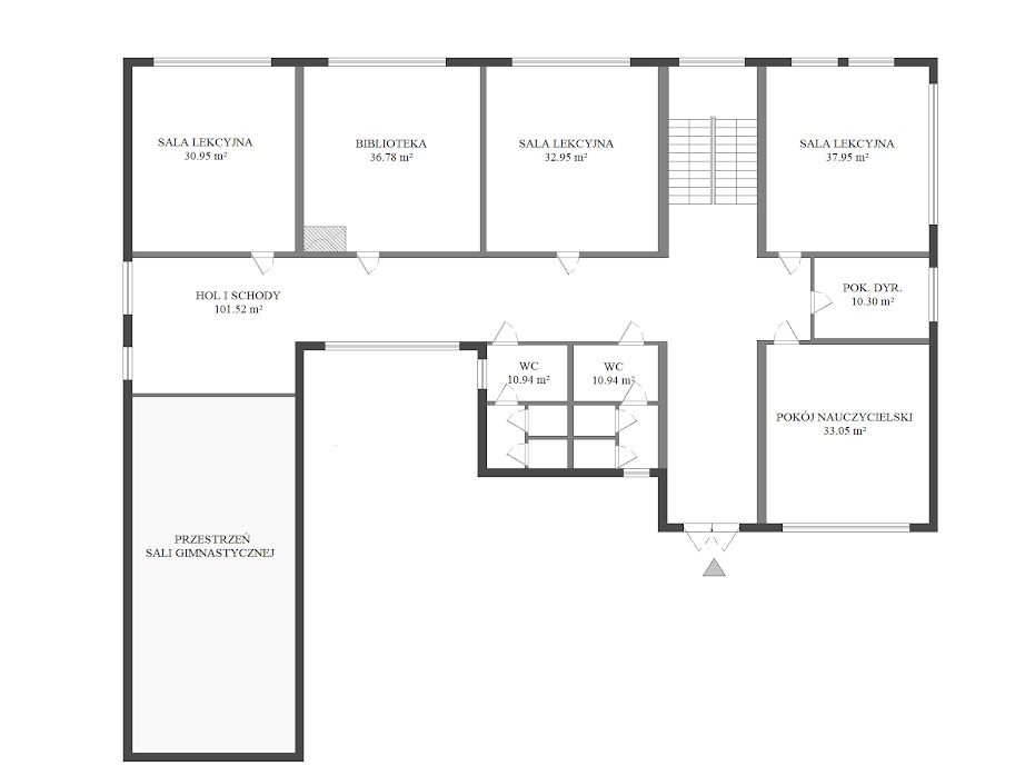 Budynek  1024m z działką 7600 m²   - 1