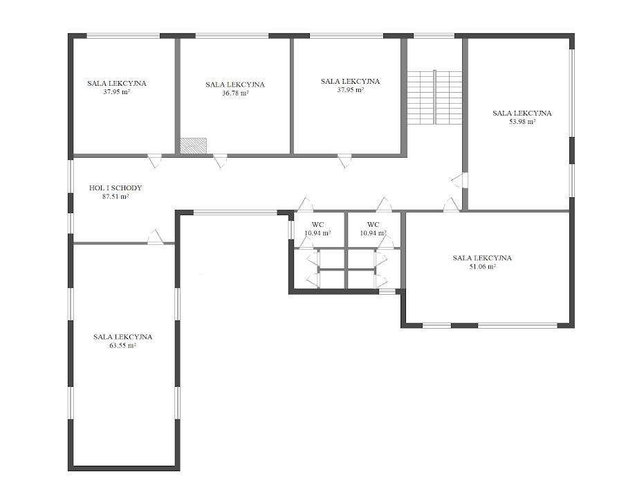 Budynek  1024m z działką 7600 m²   - 2
