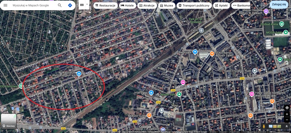 ZĄBKI, JPII – działka budowlana z KW, 320 m2 - 4