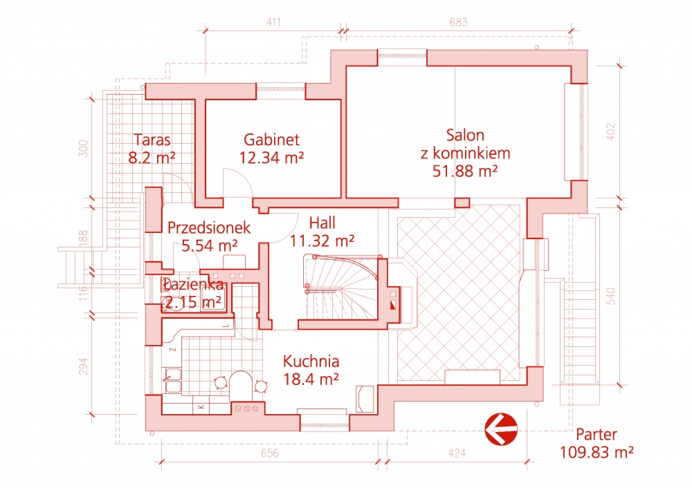 Rezydencja z ogrodem przy Mazowieckim Parku Krajobrazowym - 6