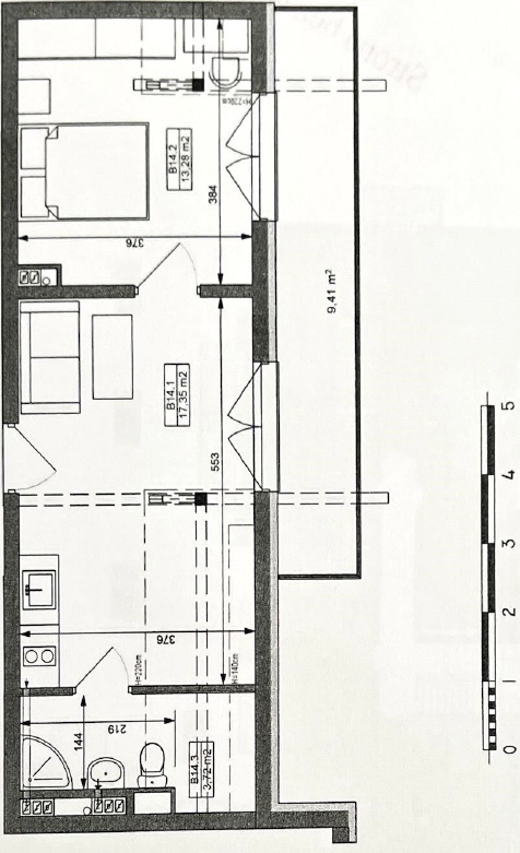 Mieszkanie Rowy - 200m do morza - 34,35m2 z balkonem 9,41m2 - 1