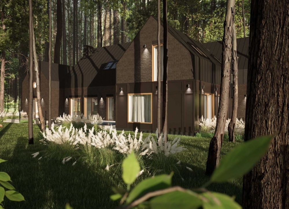 Dom ANIN dwulokalowy 360 m2 , działka 3600 m2, starodrzew - 1