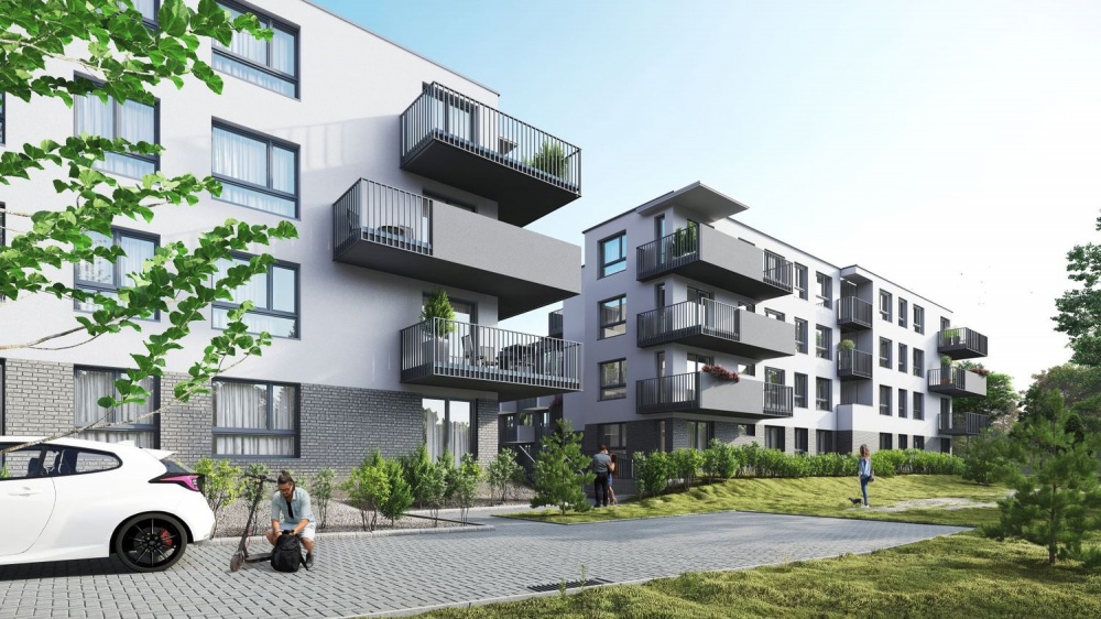 ŁADNE / NOWE MIESZKANIE 40m2  Z OGRÓDKIEM / BLISKO METRA  - 2