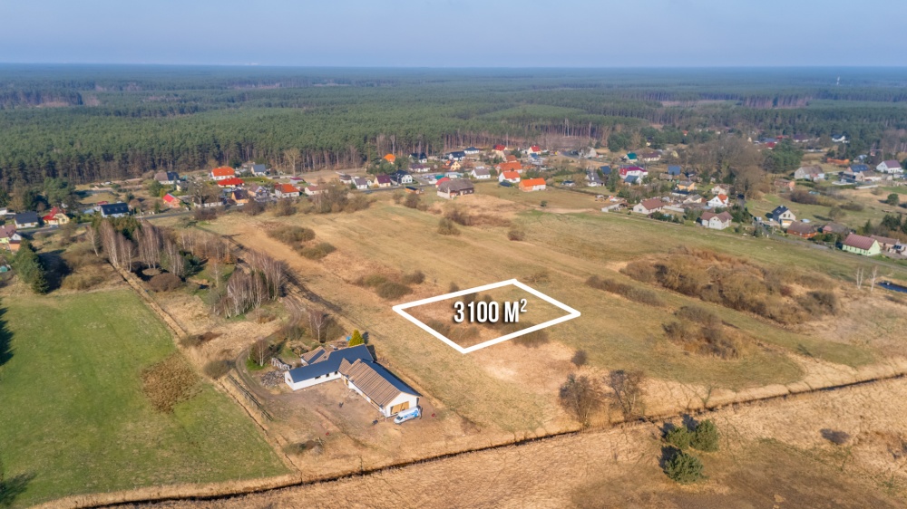 Działka w zielonej okolicy pod Szczecinem z wydanymi warunkami. - 3