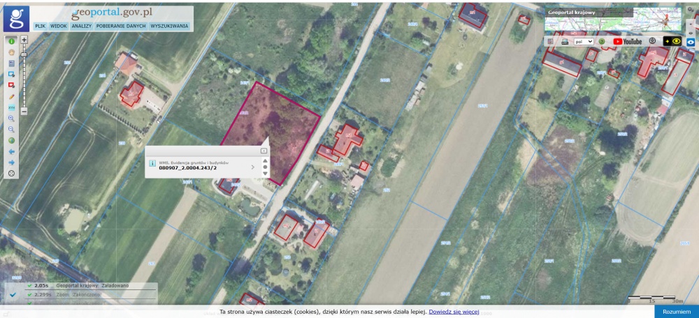 Twoje miejsce na dom wśród zieleni – Koźla, 2400 m² - 3