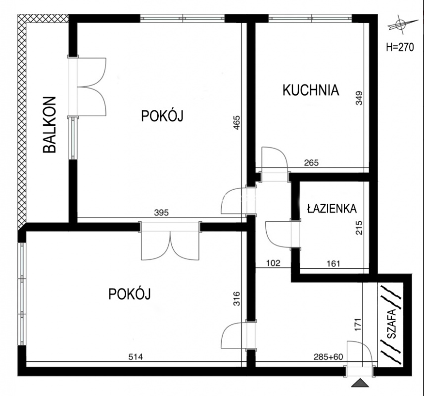 Bezpośrednio Jasne 2 pokojowe Mieszkanie Centrum Ogrzewanie Centralne Parking  - 12