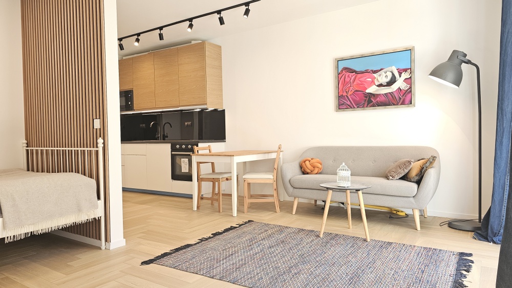 Nowoczesna kawalerka z ogródkiem przy PKP Miedzylesie - 1