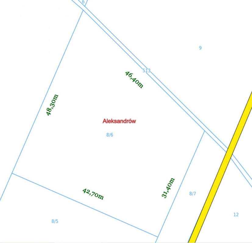 DZIAŁKI NA SPRZEDAŻ – Aleksandrów, gm. Jakubów (pow. miński) - 7
