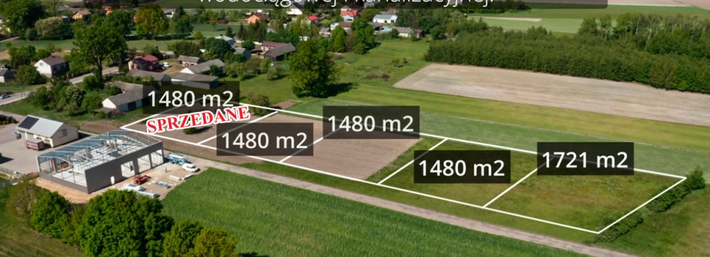 DZIAŁKI NA SPRZEDAŻ – Aleksandrów, gm. Jakubów (pow. miński) - 1