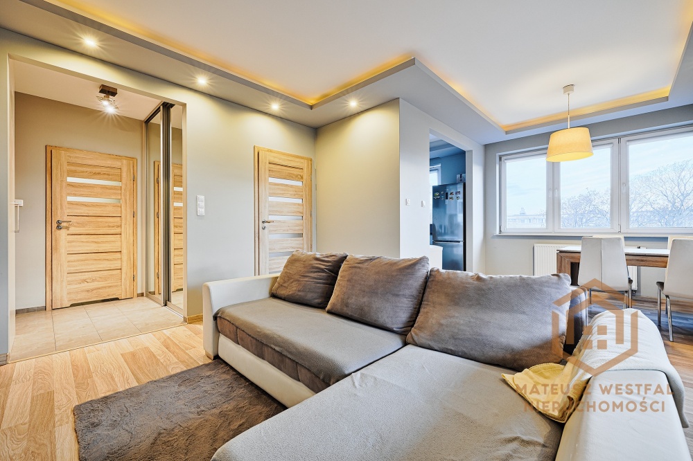 Przestronne 2 pokoje 49 m² | Balkon | Garaż | W pełni wyposażone - 1