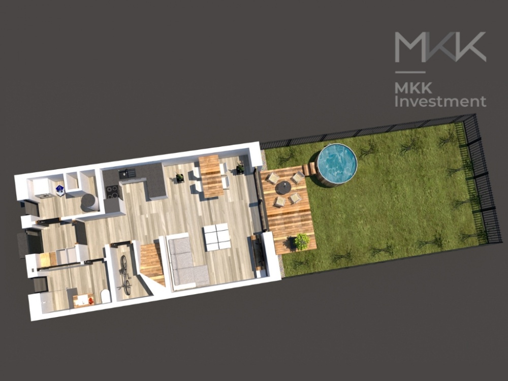 Żory Rogoźna | nowy dom szeregowy z ogrodem | 92m2 | 4 pokoje | 0% prowizji | 0% PCC - 7