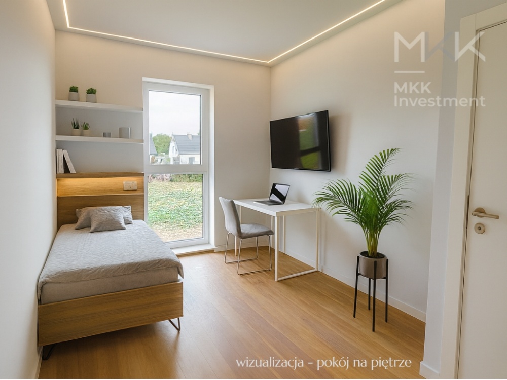 Żory Rogoźna | nowy dom szeregowy z ogrodem | 92m2 | 4 pokoje | 0% prowizji | 0% PCC - 9