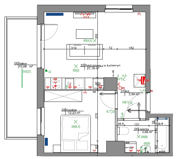 Sprzedam 2 pokoje 41 m², 2 p. garaż komórka Warszawa Ursynów  - 0