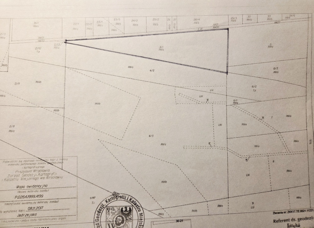Sprzedam grunt rolny we Wrocławiu- Jerzmanowie, koło lotniska - 0