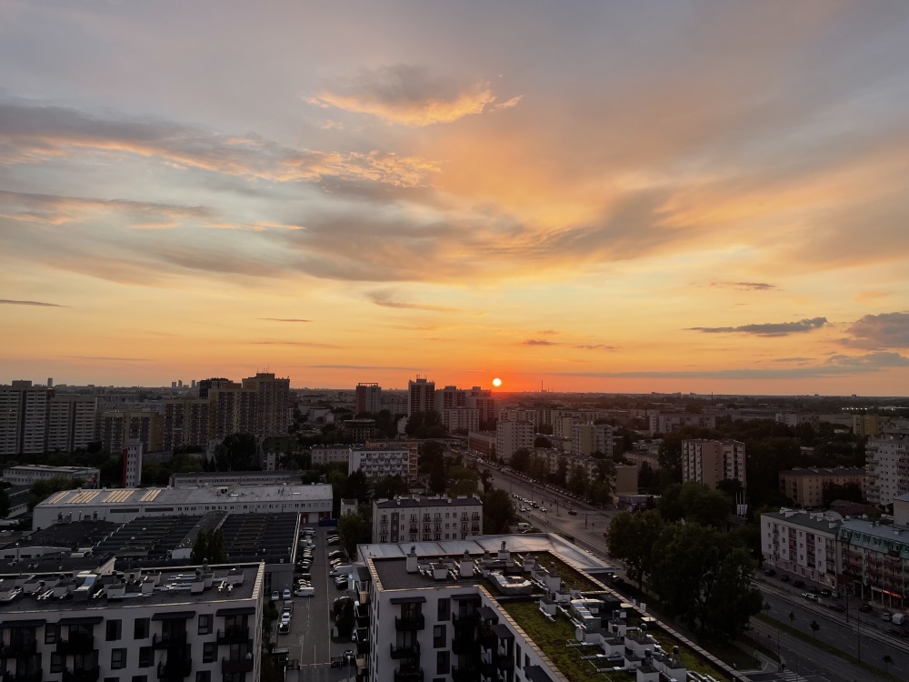 Soft loft z widokiem na panoramę Warszawy - 11