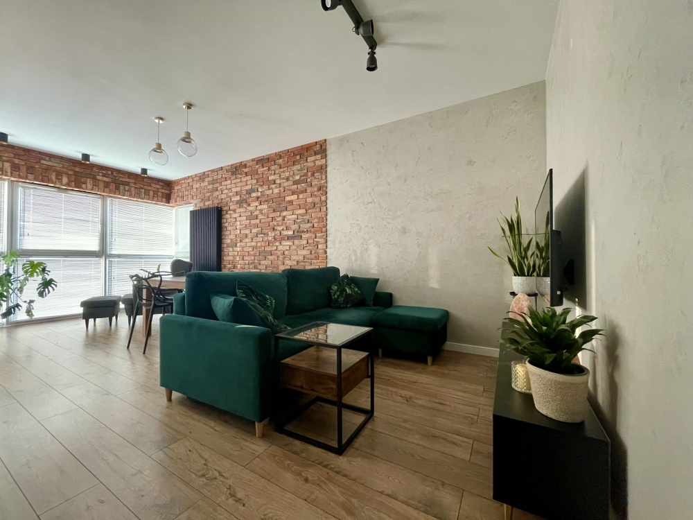 Soft loft z widokiem na panoramę Warszawy - 0