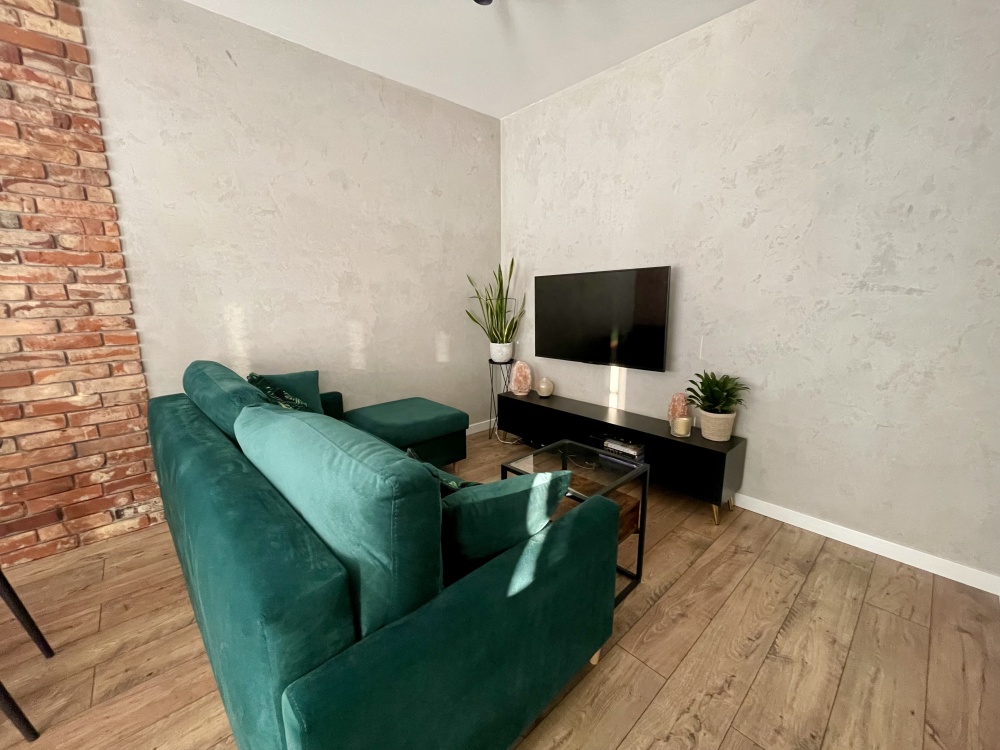 Soft loft z widokiem na panoramę Warszawy - 1