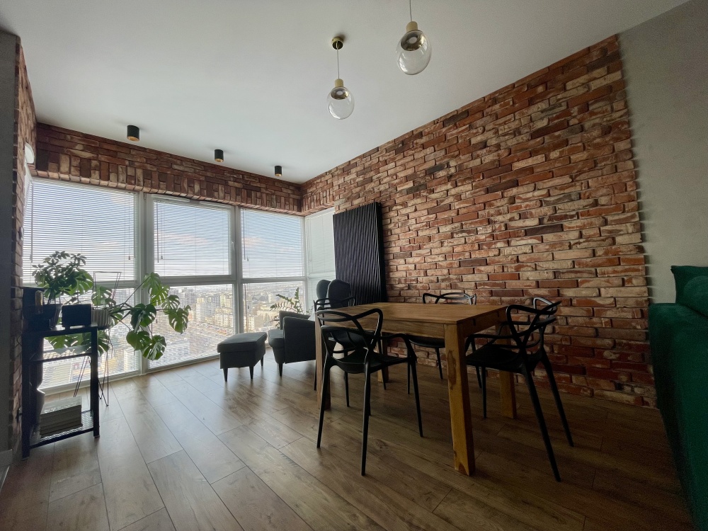 Soft loft z widokiem na panoramę Warszawy - 2