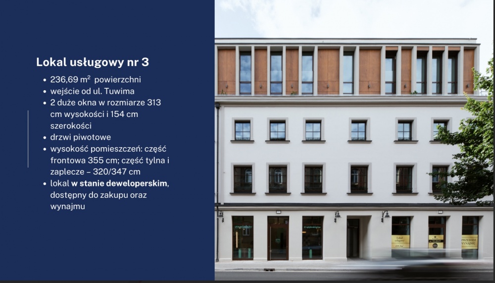 Na sprzedaż – lokal usługowy | ul. Tuwima 48, Łódź | 236,69 m² - 1