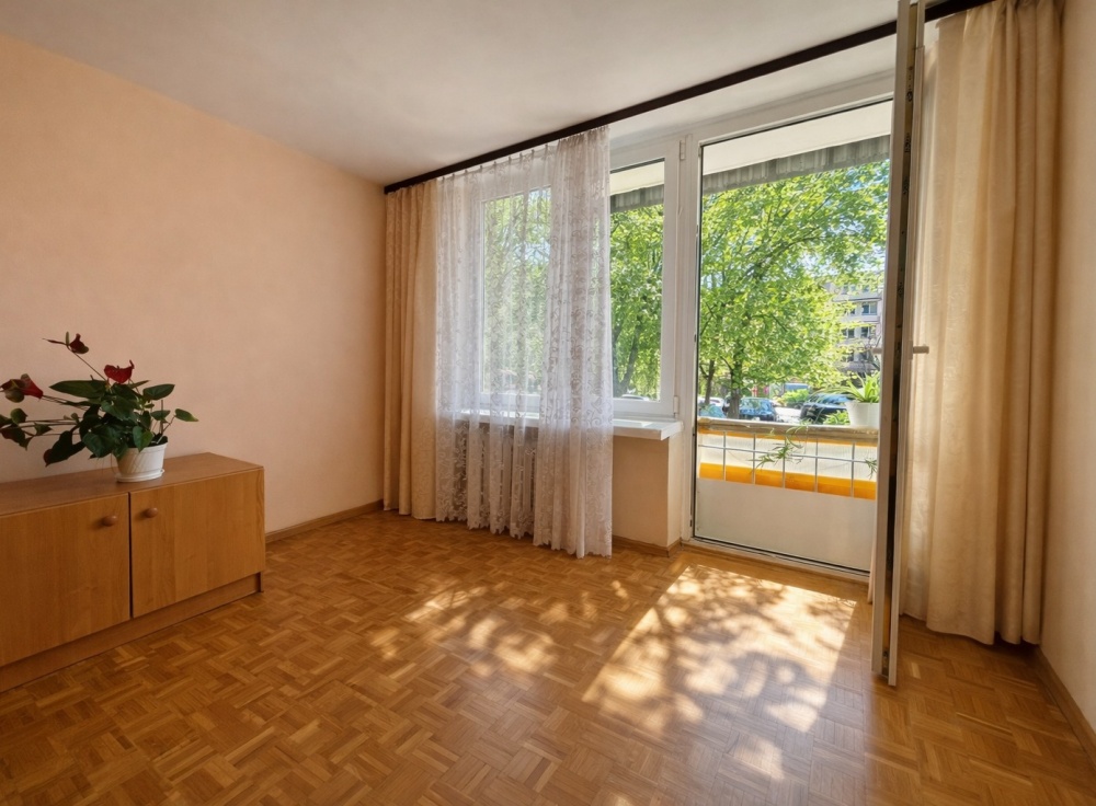 Słoneczne mieszkanie 48 m² | 3 pokoje | parter | duży potencjał - 7