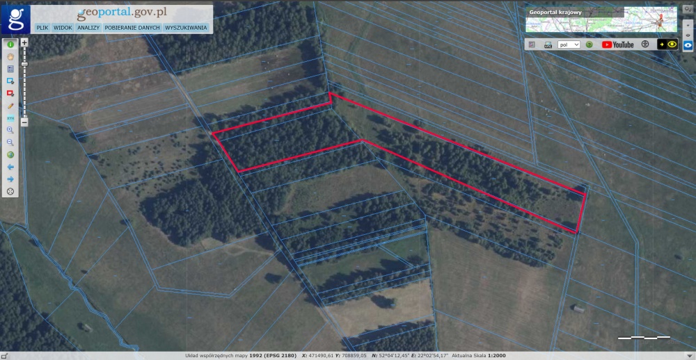 Grunty rolne Ł4 | 2.16ha | Ruda Wolińska 08-117 | 23km od Siedlec | OKAZJA - 1