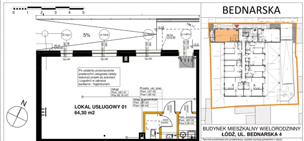 Wynajmę lokale użytkowe 61 m2 i 64 m2 - 3