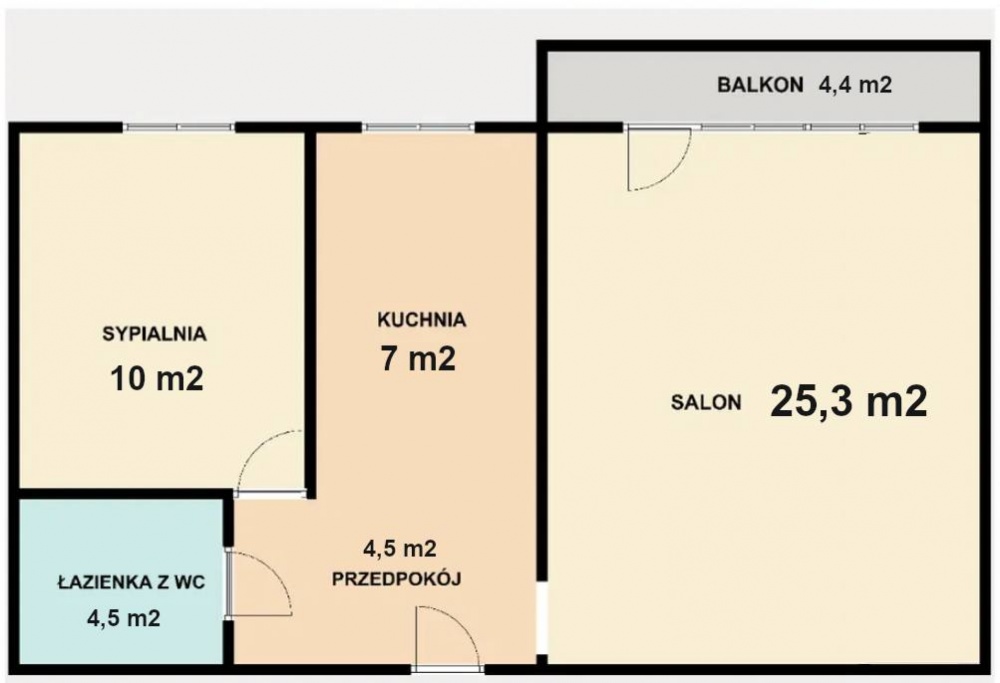 Sprzedam mieszkanie |Sosnowiec |Centrum |ul. Jagiellońska |mieszkanie dwupokojowe 51,35 m²  - 1