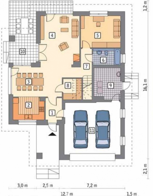 DOM JEDNORODZINNY W BOBROWCU - 6