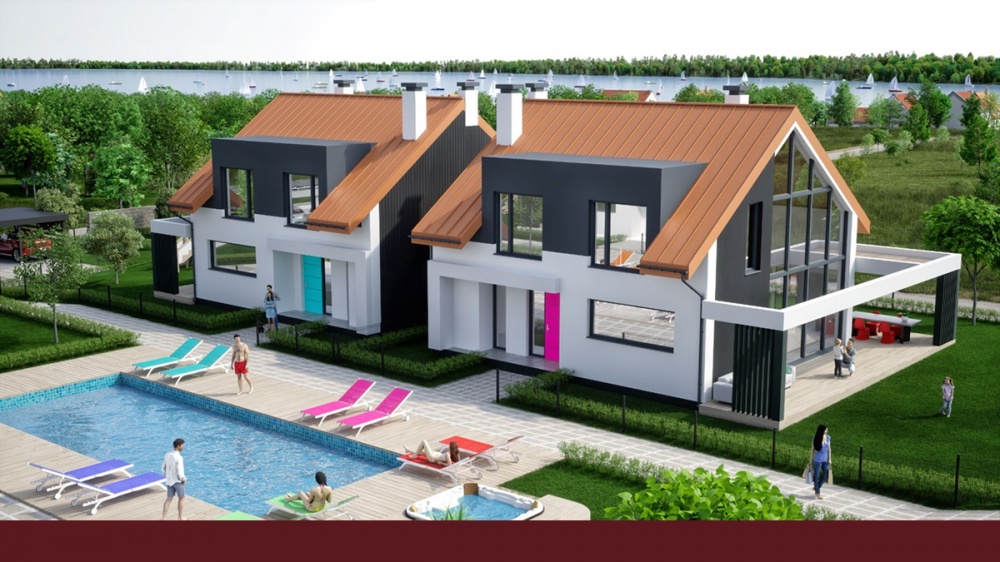 Enklawa Mazury, luksusowe domy z basenem, przy szlaku WJM - 10