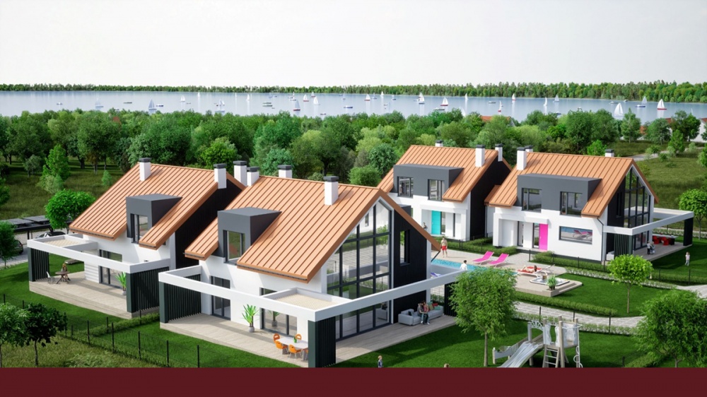 Enklawa Mazury, luksusowe domy z basenem, przy szlaku WJM - 1