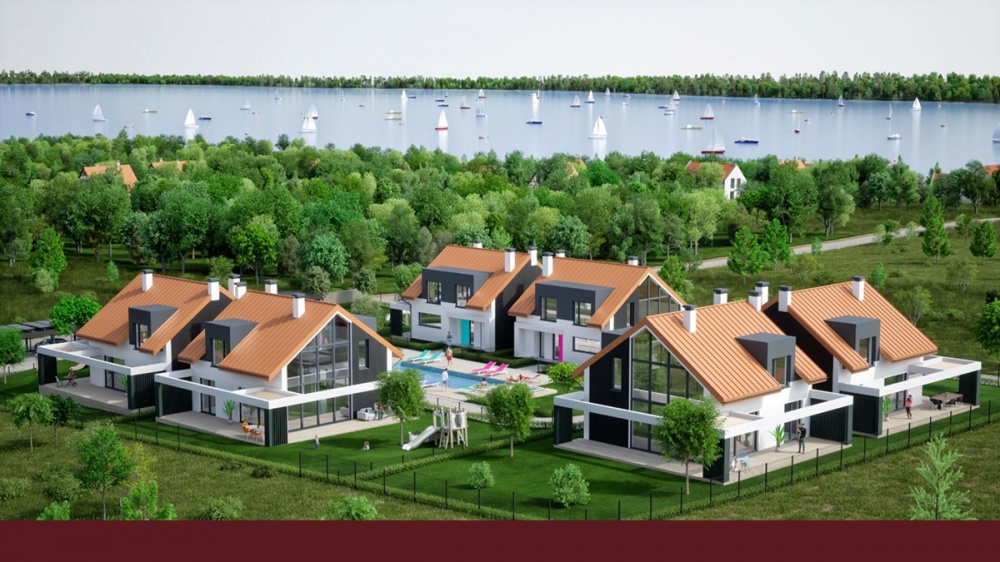 Enklawa Mazury, luksusowe domy z basenem, przy szlaku WJM - 0