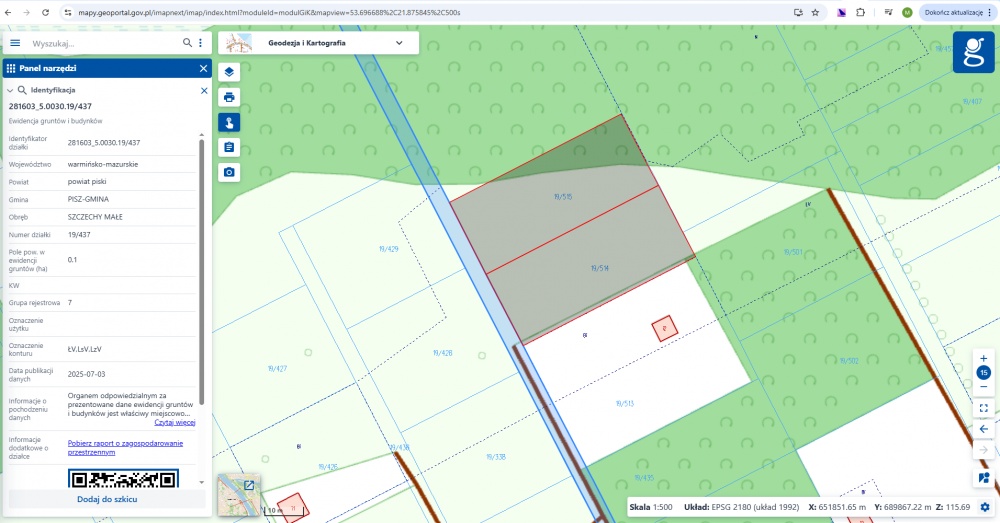MAZURY Działka nad jeziorem Roś z dostępem do linii brzegowej i pomostu -  Szczechy Małe - 5