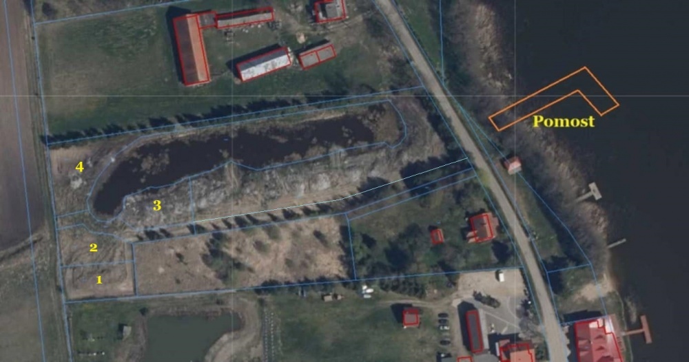 Działka z dostępem do linii brzegowej Jeziora - 3