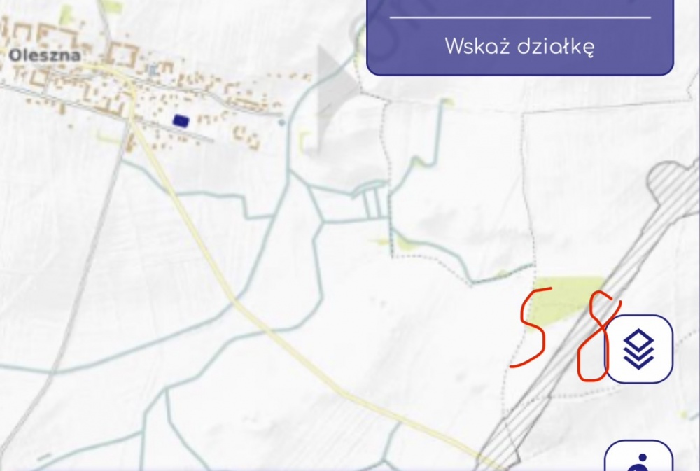 Działka z widokiem na Ślężę blisko S8 - 0