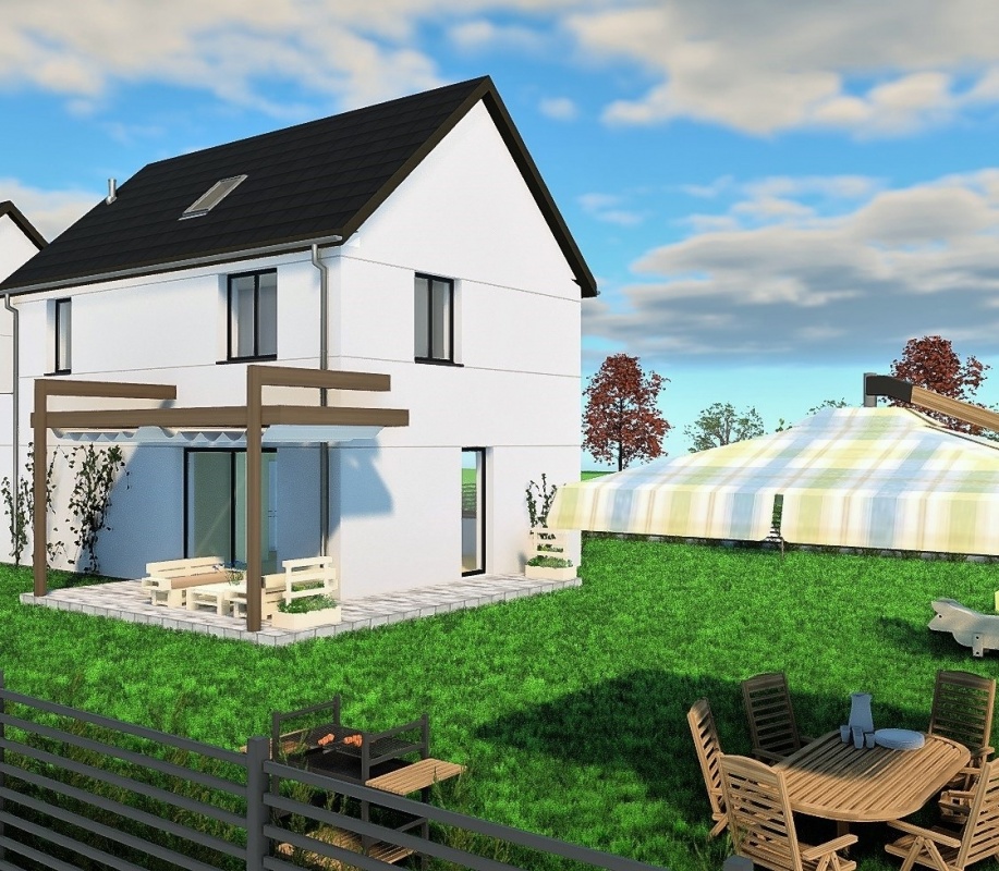 Nowoczesny dom premium z piętrem i użytkowym poddaszem 110 m² - 2