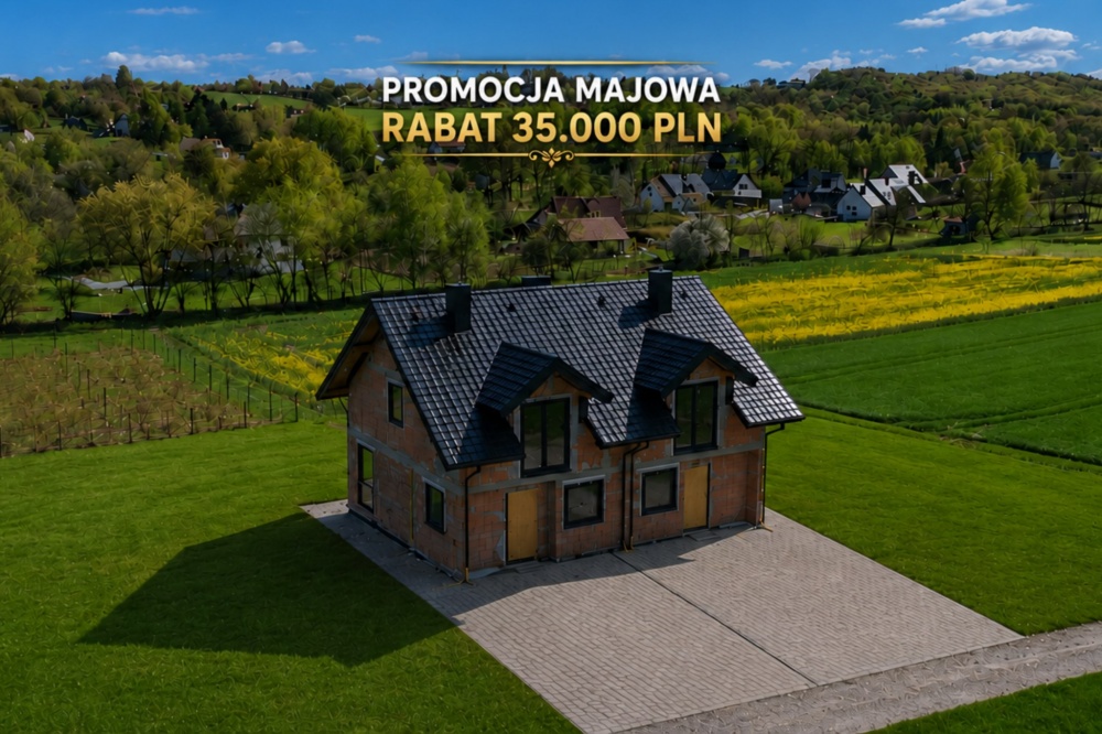Dom na pięknej, południowej działce 10 ar – 15 min od Krakowa - 0