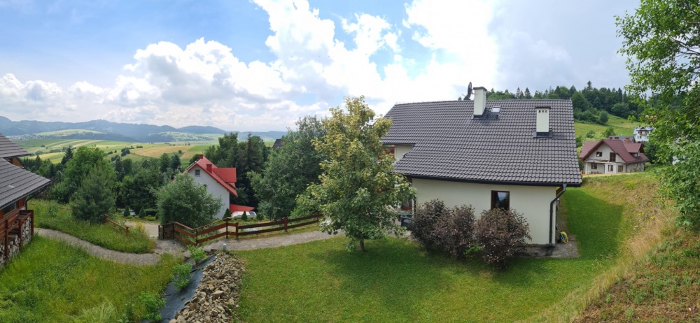 Piękny dom w stylu alpejskim z widokiem na Pieniny i Tatry - Grywałd - 6