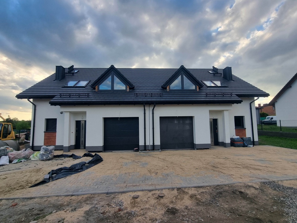 Nowoczesne domy bliźniacze w Gierałtowicach | 134 m² | Garaż | Duże działki - 0
