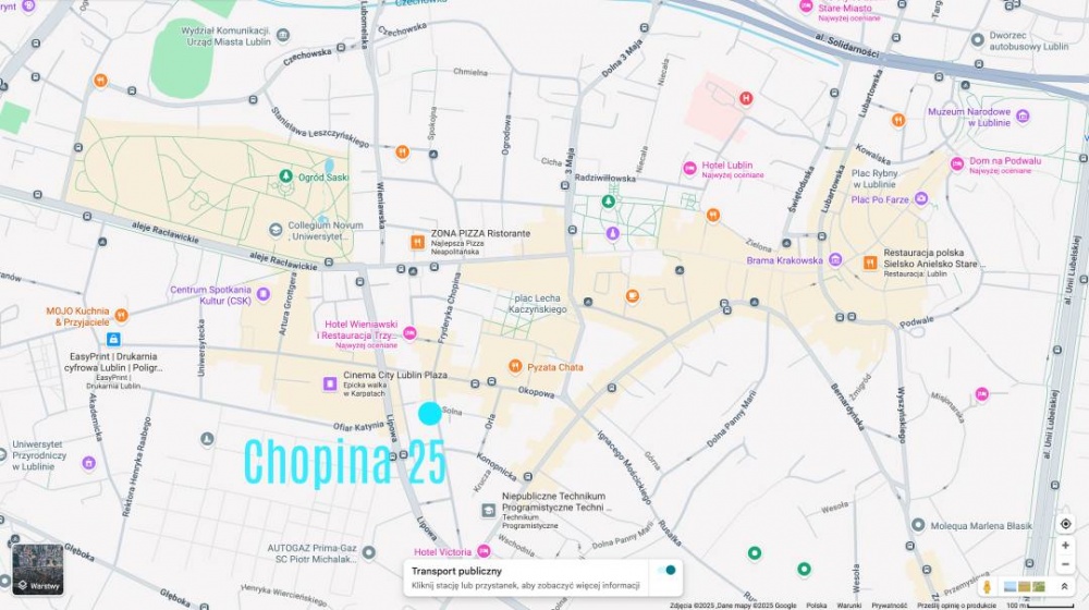 Centrum, obok Plazy, możliwe 3 pokoje, 47m2, Śródmieście, ul.Chopina, wysoki sufit - 11