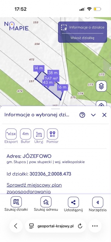 NA SPRZEDAŻ DZIAŁKA 59AR JÓZEFOWO POW SŁUPECKI - 5