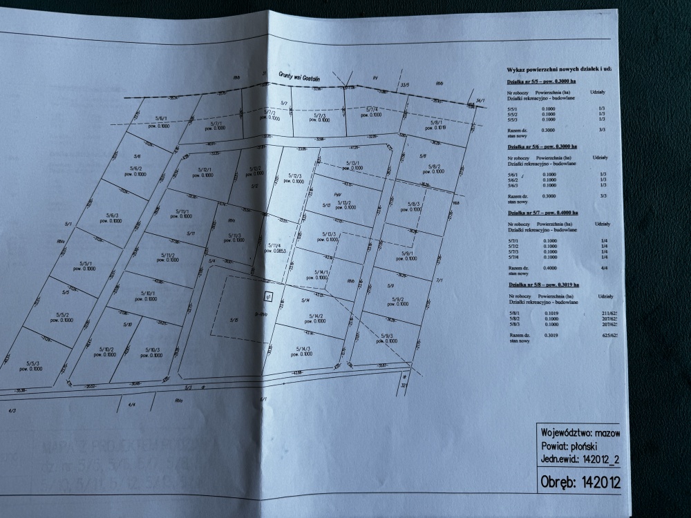 Sprzedam działkę budowlaną 1019 m2, przy trasie S7 - Złotopolice pow. Płoński - 3