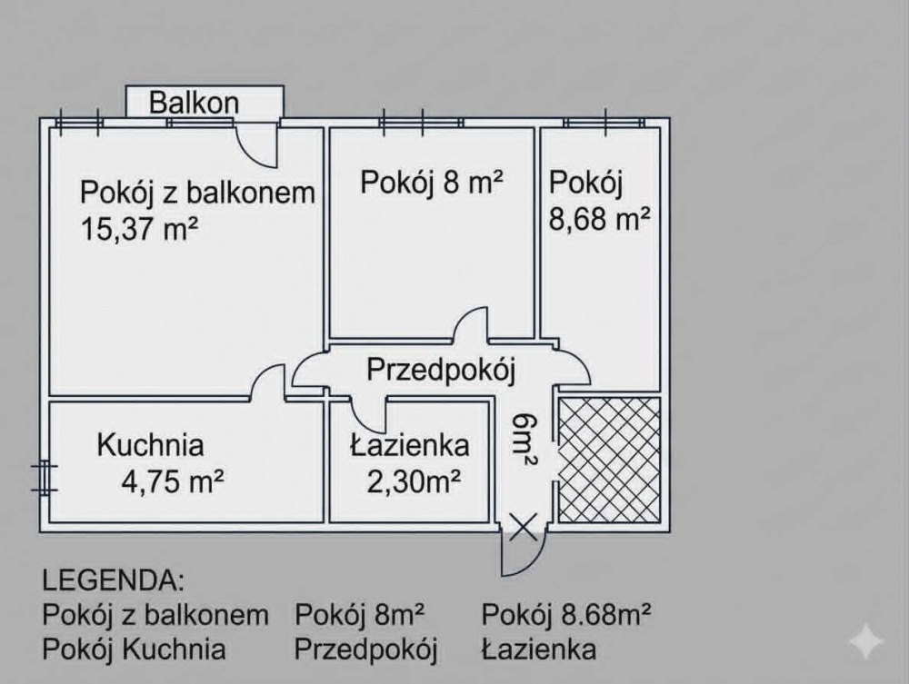 Lublin,  3-pokojowe  LSM, ul. Skierki 47 m - 4