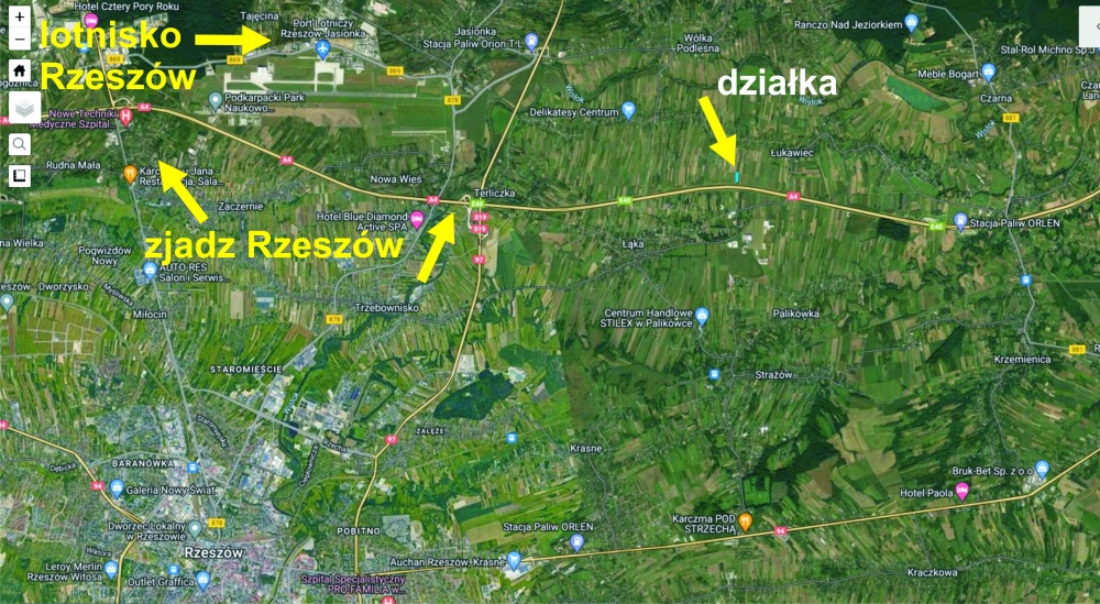 wynajmę działkę pod reklamę przy autostradzie A4 k/Rzeszowa - 4