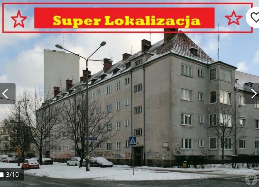 Skaytower Rewelacja Krzyki Gajowice Krucza Mieszkanie 3 Pokoje 65m2  CEGLA C.O Drweniane podlogi                              - 5