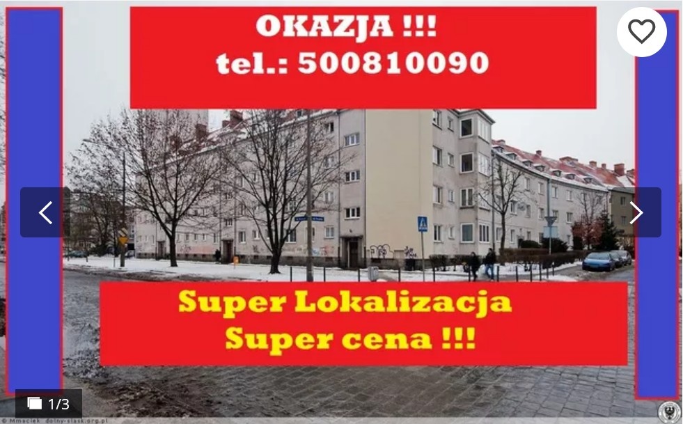 Skaytower Rewelacja Krzyki Gajowice Krucza Mieszkanie 3 Pokoje 65m2  CEGLA C.O Drweniane podlogi                              - 15