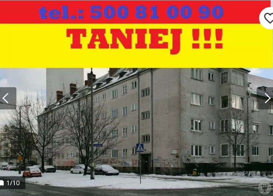 Skaytower Rewelacja Krzyki Gajowice Krucza Mieszkanie 3 Pokoje 65m2  CEGLA C.O Drweniane podlogi                              - 20